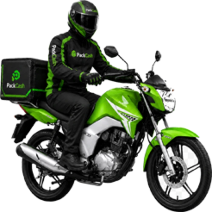 Entregador PackCash na CG 150